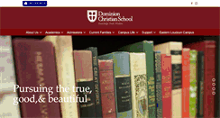 Desktop Screenshot of dominionschool.com