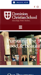 Mobile Screenshot of dominionschool.com